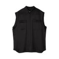 Rick Owens Jumbo Sleeveless Shirt "Black"