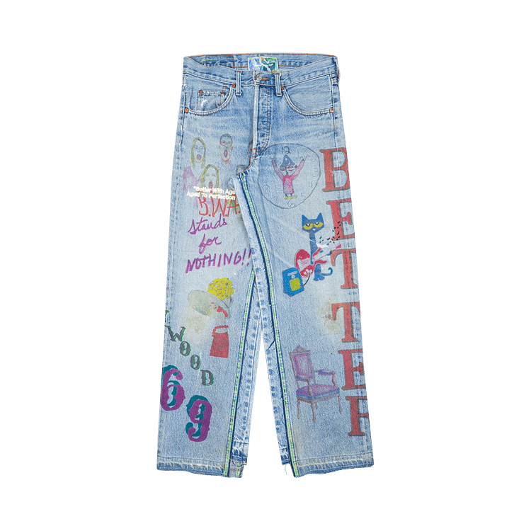 *Better With Age Harrison Double Wide Denim Pants "Indigo"
