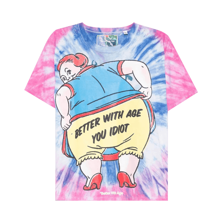 *Better With Age Frizzle T-Shirt "Tie-Dye"