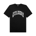 Stussy Arched Pigment Dyed T-Shirt "Black"