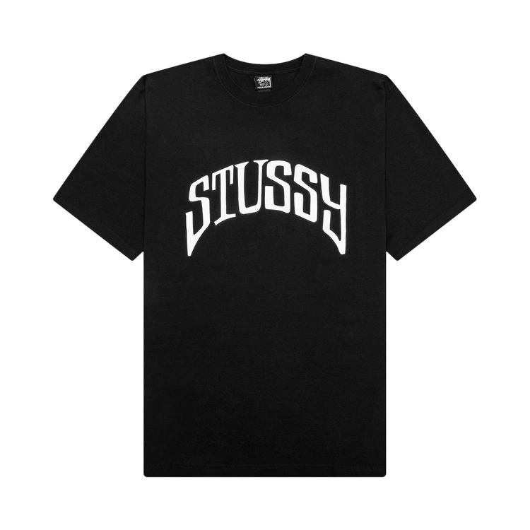 Stussy Arched Pigment Dyed T-Shirt "Black"