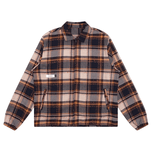 Students Fitzroy Flannel Shirt Jacket "Navy"