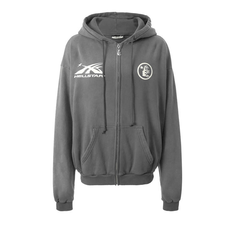 Hellstar Hs Logo Zip-Up "Grey"