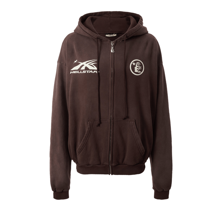 Hellstar Hs Logo Zip-Up "Brown"