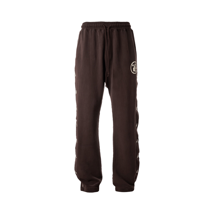 Hellstar Mirror Face Sweatpants "Brown"