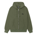 Stussy Big & Meaty Zip Hoodie "Olive"