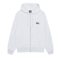 Stussy Big & Meaty Zip Hoodie "Ash Heather"