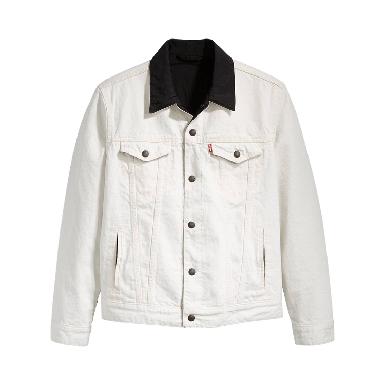Air Jordan x Levi"s Reversible Denim Trucker Jacket "White'