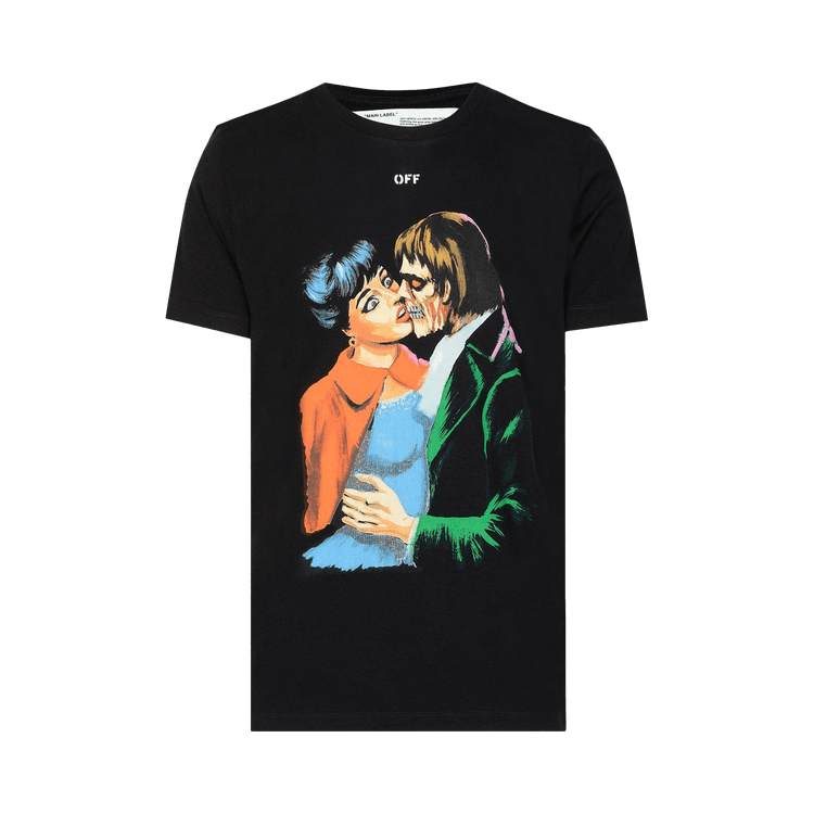Off-White Kiss Print Crewneck T-Shirt "Black"