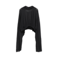 Rick Owens Cropped Hooded Tunic "Black"