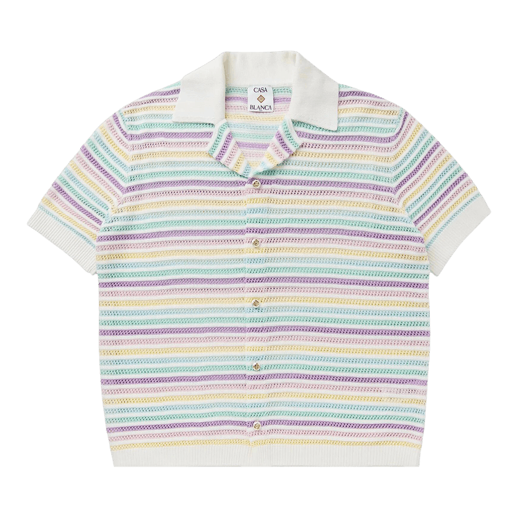 Casablanca Flower Crochet Polo "Multicolor"