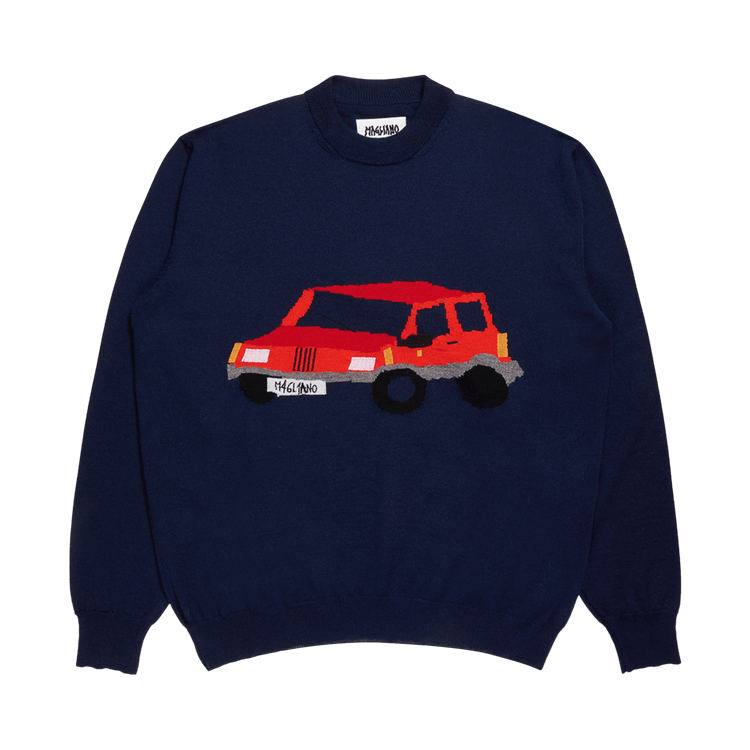Magliano Pandino Knit Sweatshirt "Blue"