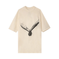 Rick Owens Jumbo Short-Sleeve T-Shirt "Natural/Black"