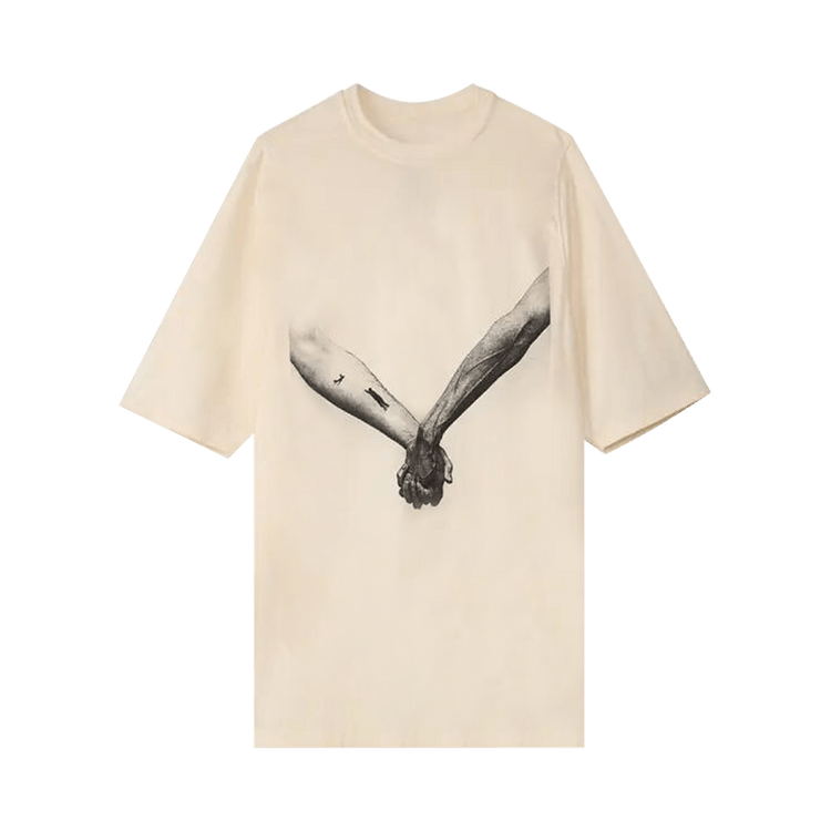 Rick Owens Jumbo Short-Sleeve T-Shirt "Natural/Black"