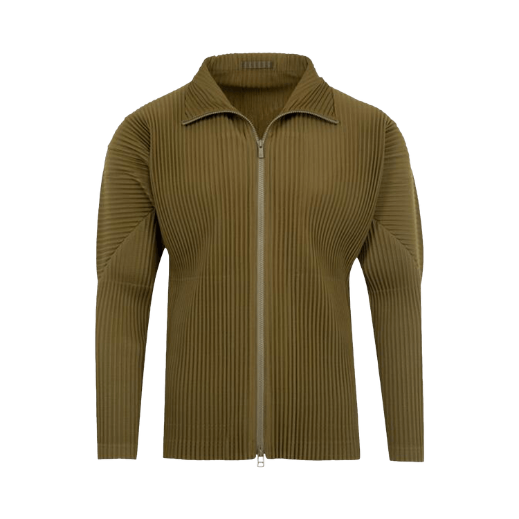 Issey Miyake Color Pleats Jacket "Olive Khaki"