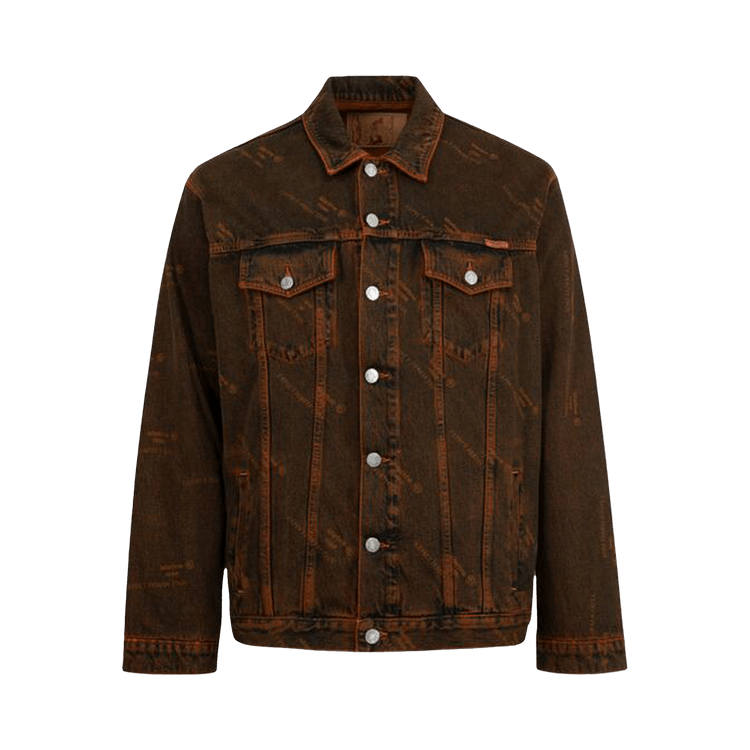 Martine Rose Oversized Denim Jacket "Orange Laser"