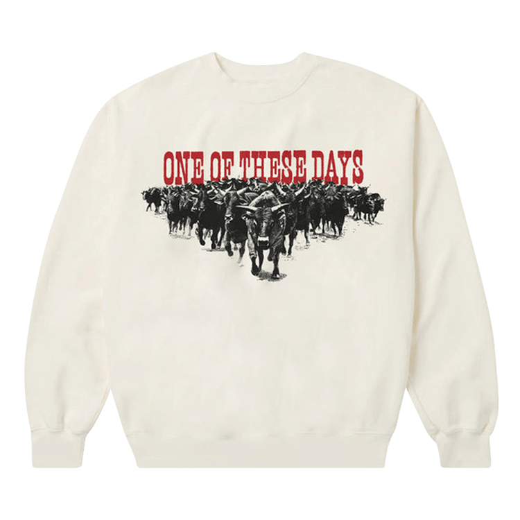 One Of These Days Stampede Crewneck "Bone"