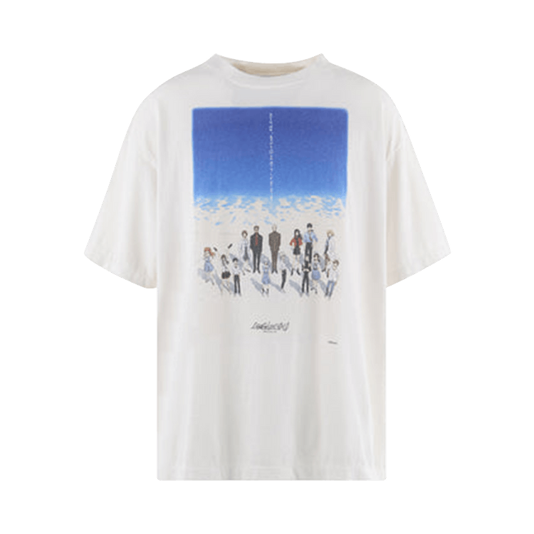 SAINT Mxxxxxx x Evangelion x GEEKS RULE Tee "Blue/White"