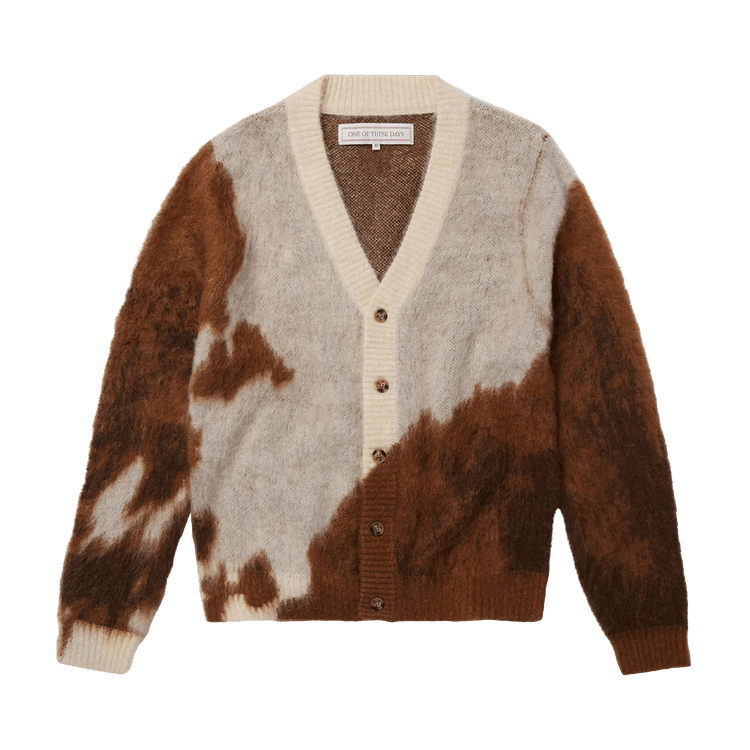 One Of These Days Horse Knit Cardigan "Brown"