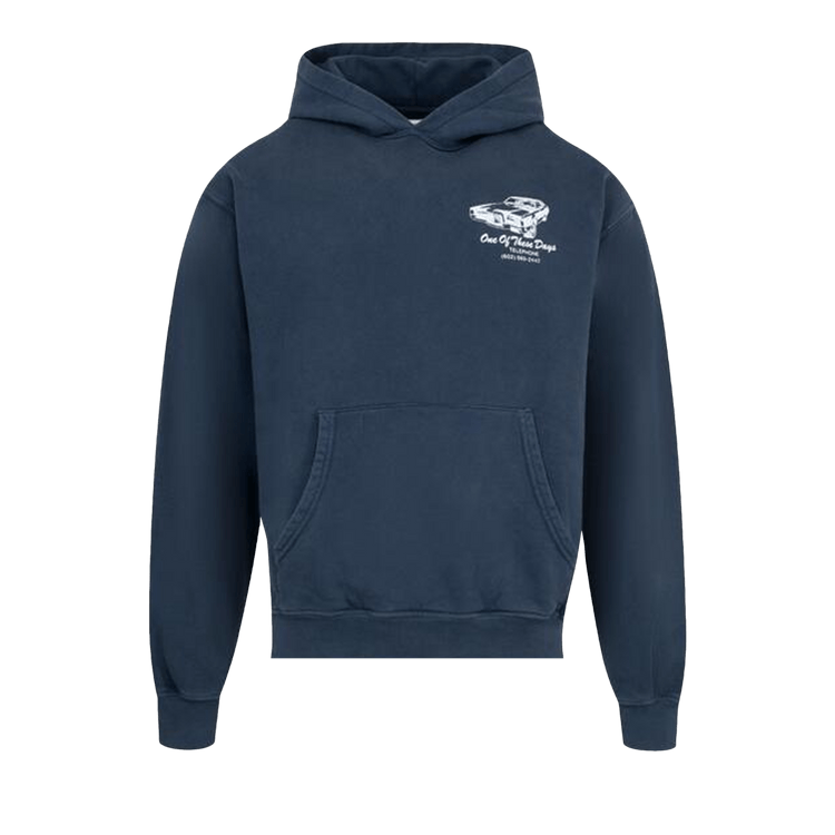 One Of These Days Tire Service Hoodie "Washed Navy"