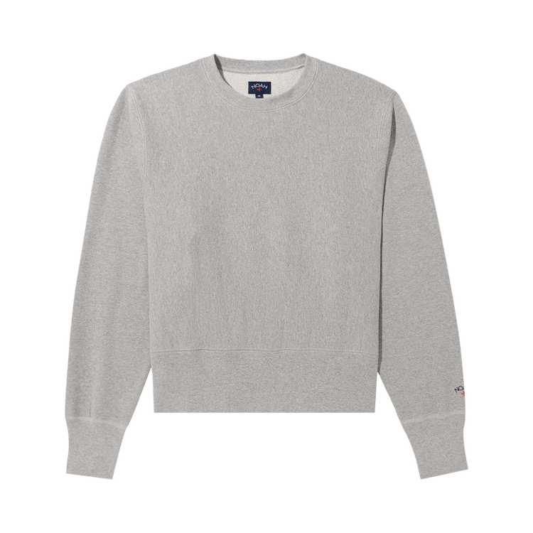 Noah High Rib Crewneck "Heather Grey"
