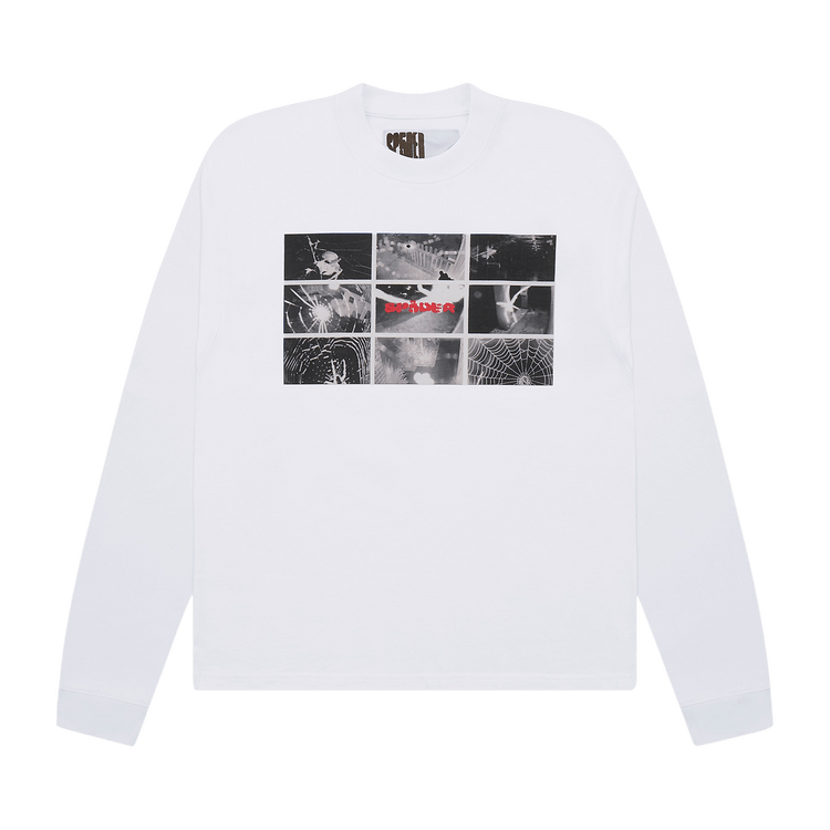 Sp5der Web Monitor Long-Sleeve Hw Tee "White"