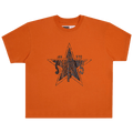 Sp5der Big Star Tee "Red Orange"