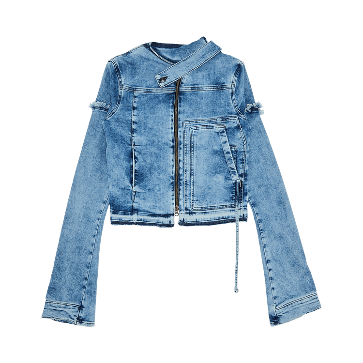 Ottolinger Drape Collar Denim Jacket "Blue Wash"