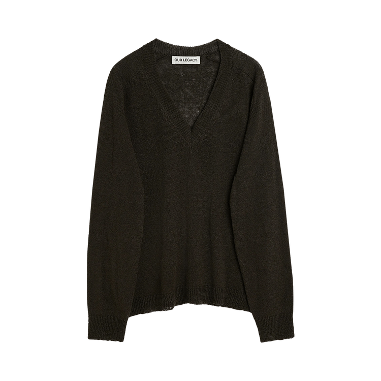 Our Legacy Rue V-Neck "Nori Green"