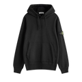 Stone Island Fleece Garment Dyed Hoodie "Black"