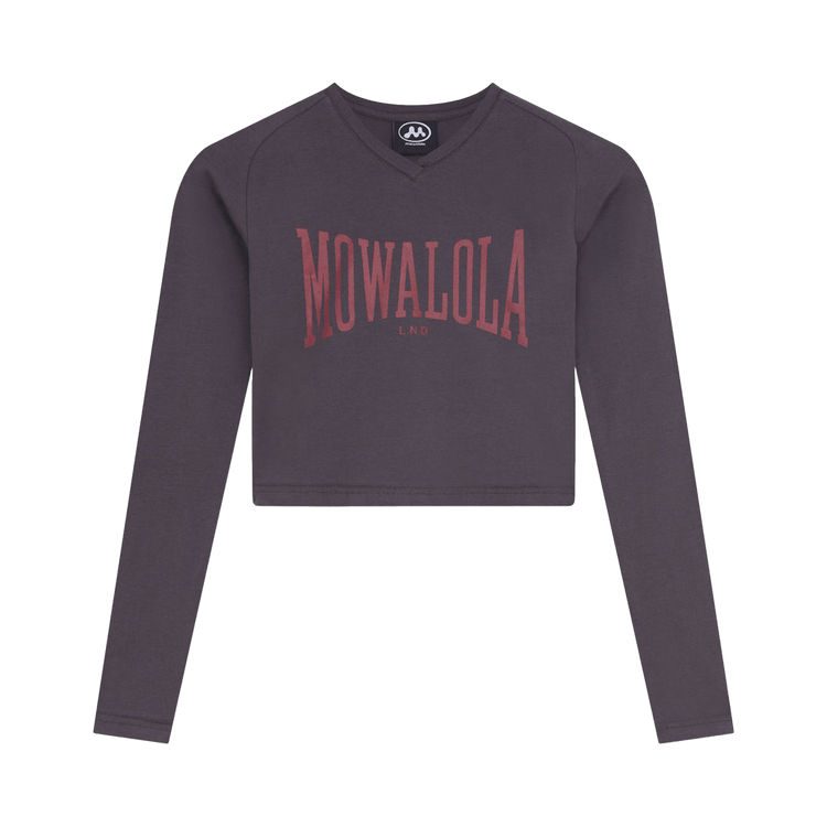 Mowalola College Tee "Grey"