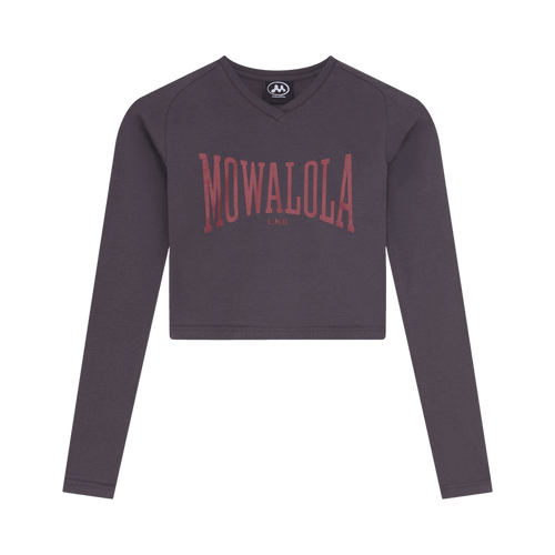 Mowalola College Tee "Grey"