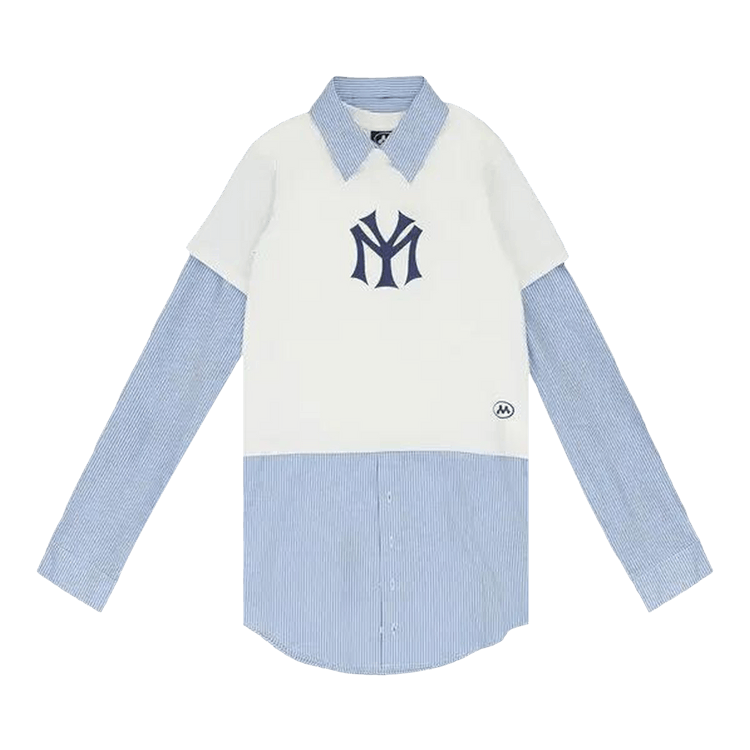 Mowalola MY City Dress Shirt "Blue"