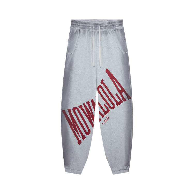 Mowalola Stamp Joggers "Grey"
