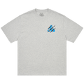 Palace Ripped Tri T-Shirt "Grey Marl"