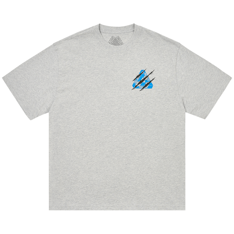 Palace Ripped Tri T-Shirt "Grey Marl"