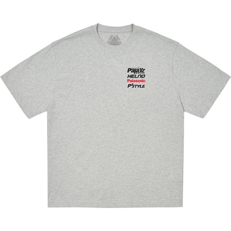 Palace Racey T-Shirt "Grey Marl"