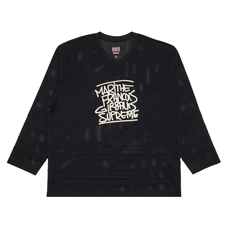 Supreme x Martithé + François Girbaud Hockey Jersey "Black"