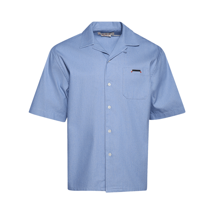 Marni Short-Sleeve Shirt "Iris Blue"