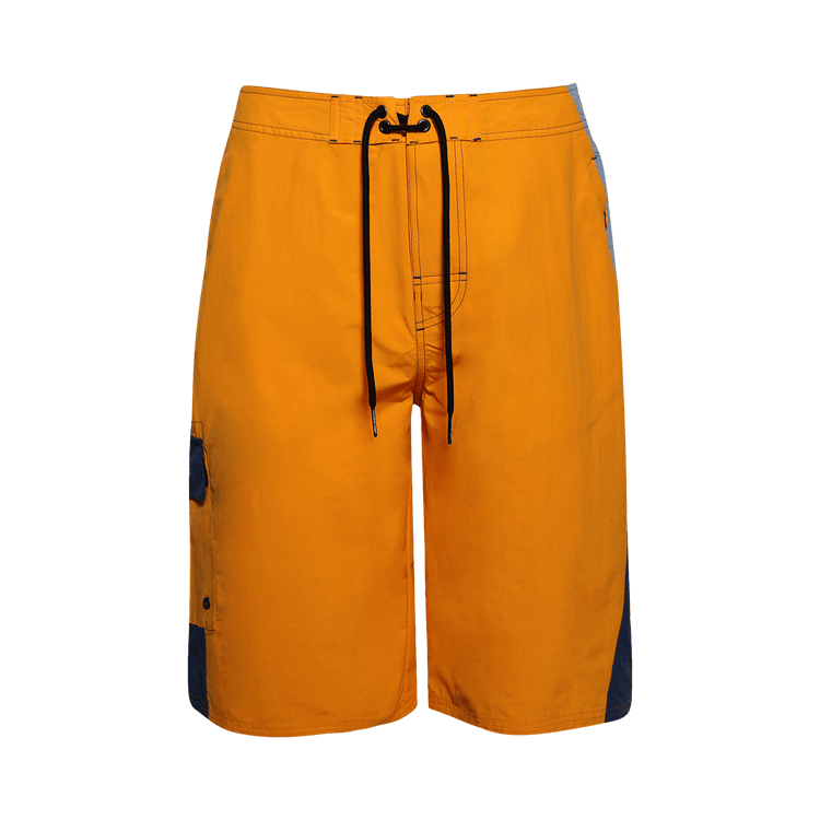 Martine Rose Board Shorts "Orange/Navy"