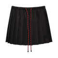 Miu Miu Pleated Batavia Skirt "Ebony"