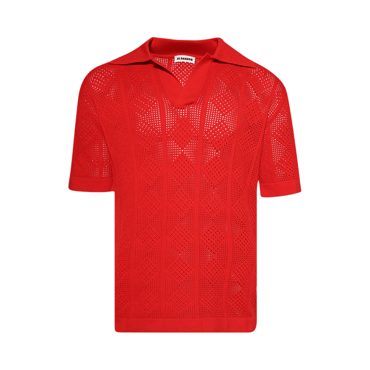 Jil Sander Knit Polo T-Shirt "Tulip"