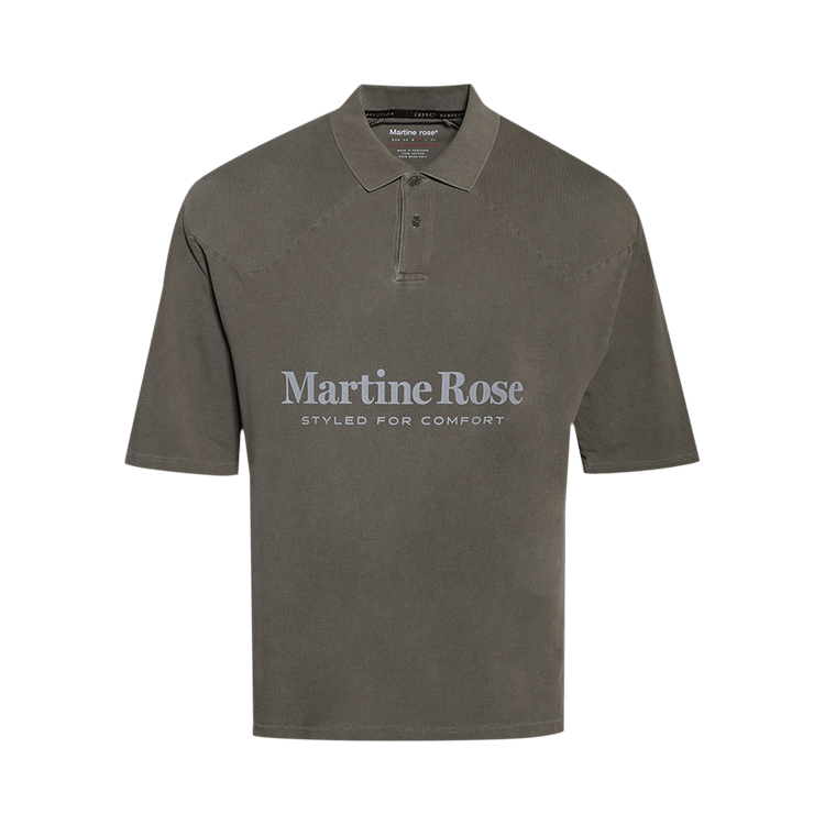Martine Rose Padded Polo "Khaki"