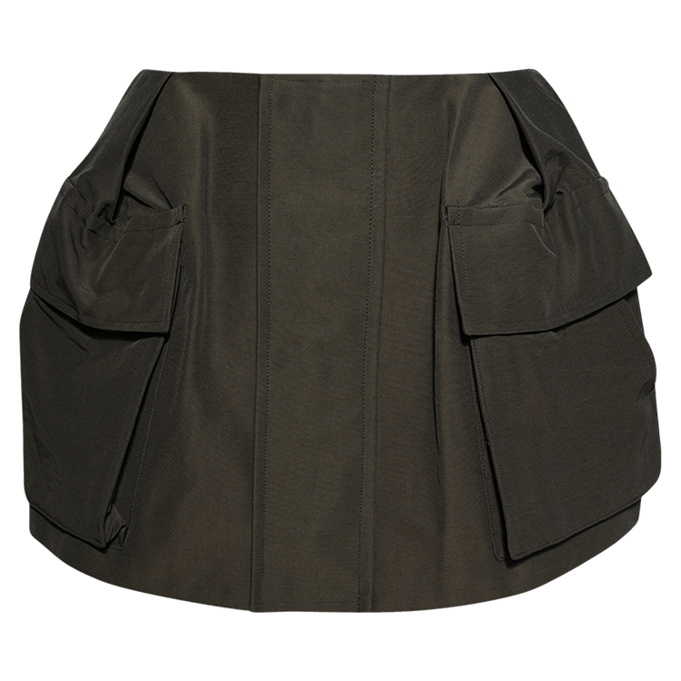 Sacai Grosgrain Shorts "Khaki"