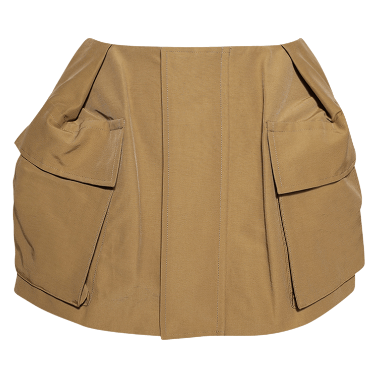 Sacai Grosgrain Shorts "Beige"