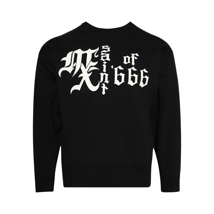 SAINT Mxxxxxx MX666 Crewneck Sweatshirt "Black"