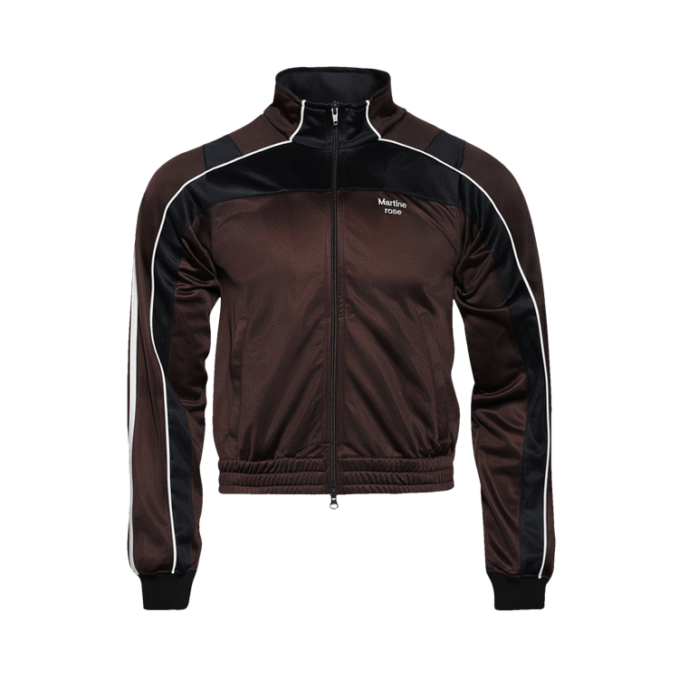 Martine Rose Shrunken Track Jacket "Brown"