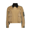Sacai Grosgrain Nylon Twill Blouson "Beige/Khaki"
