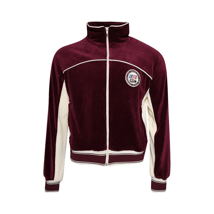 SAINT Mxxxxxx Velour Track Jacket "Burgundy"