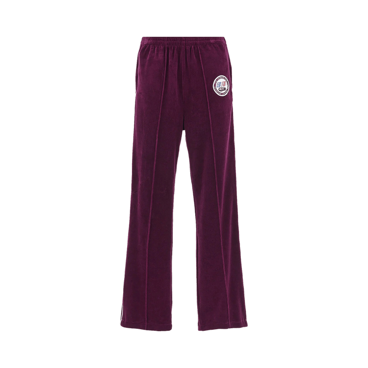 SAINT Mxxxxxx Velour Track Pants "Burgundy"